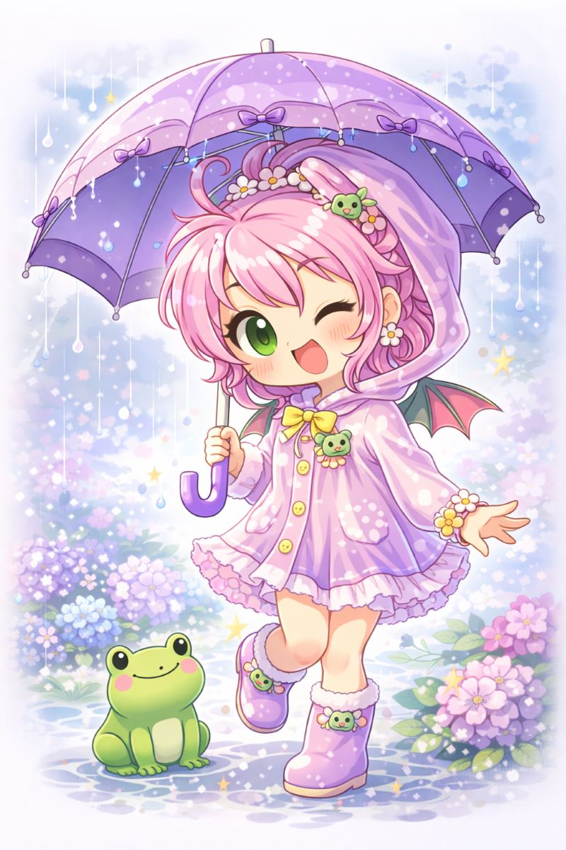 小悪魔ッコ 雨合羽バージョン